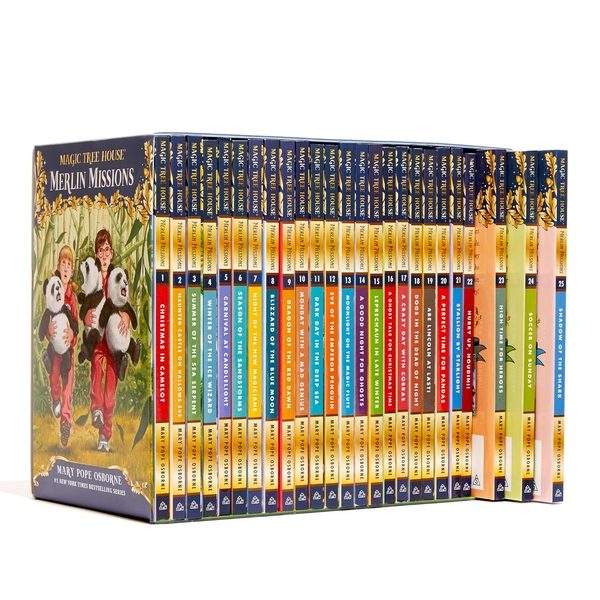 [object Object] «Magic Tree House Merlin Missions. Books 1-25 Boxed Set», автор Мэри Поуп Осборн - фото №2 - миниатюра