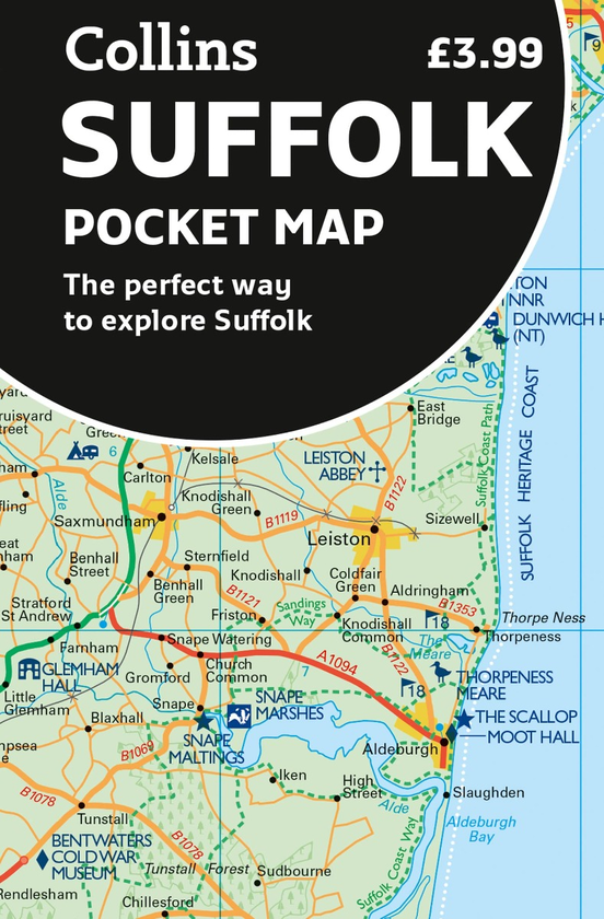 Бумажная книга «Suffolk Pocket Map. The Perfect Way to Explore the Suffolk» - фото №1