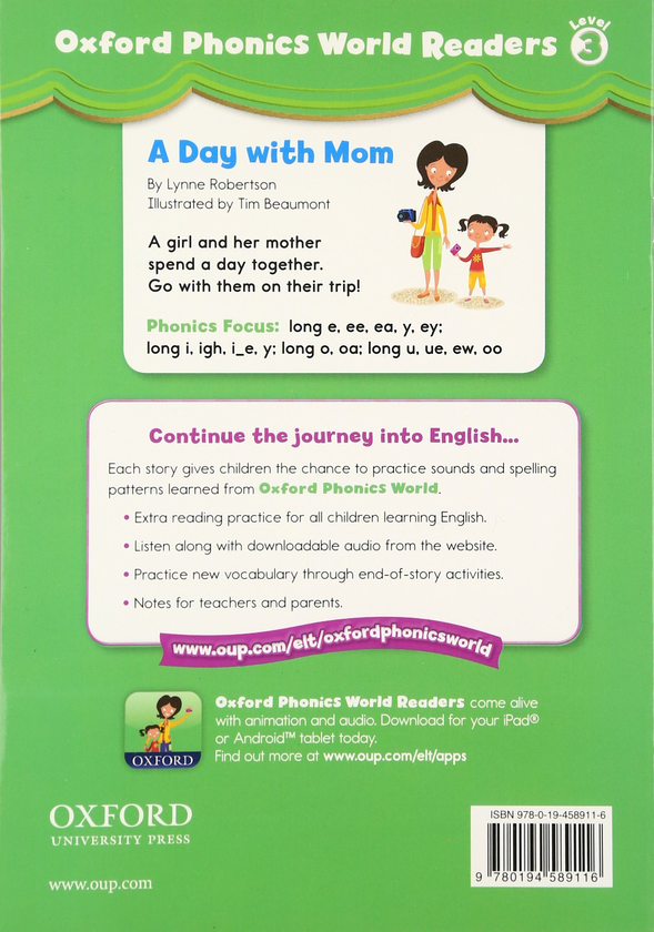 Бумажная книга «Oxford Phonics World 3 Reader: A Day with Mom» - фото №1