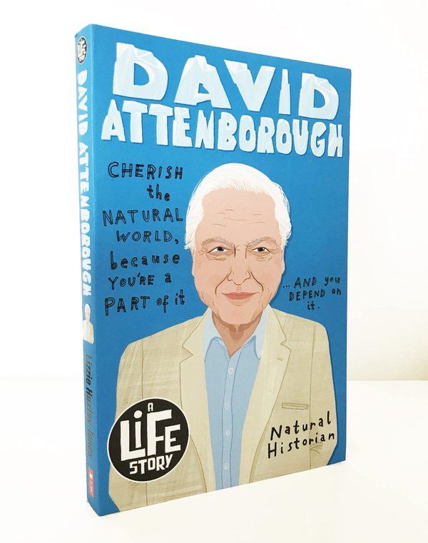 Паперова книга «David Attenborough (A Life Story)», автор Ліззі Гакслі-Джонс - фото №1