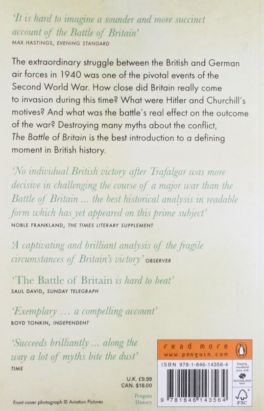Бумажная книга «The Battle of Britain: Myth and Reality », автор Ричард Овери - фото №1