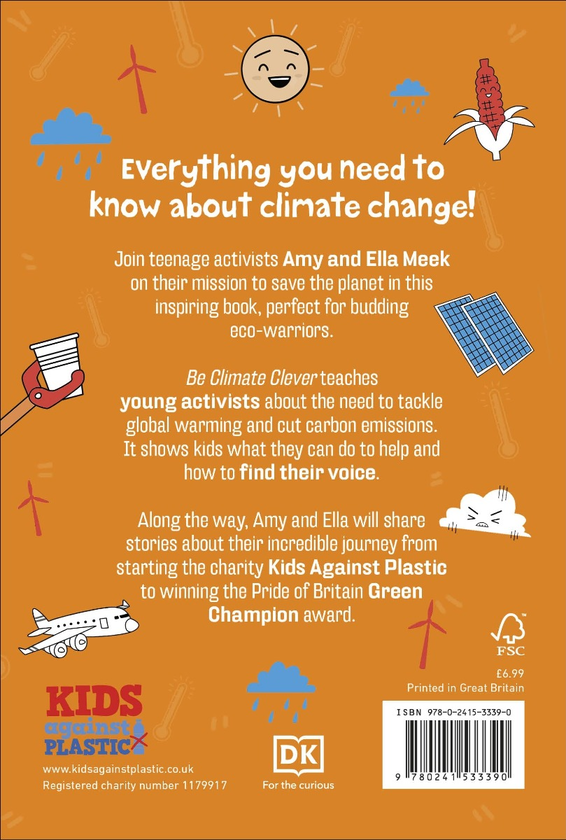 Паперова книга «Be Climate Clever», авторів Емі Мік, Елла Мік - фото №1
