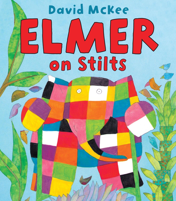 Паперова книга «Elmer on Stilts», автор Девід Маккі - фото №1
