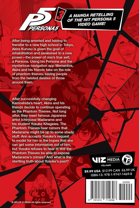 Бумажная книга «Persona 5. Volume 3», автор Хисато Мурасаки - фото №1