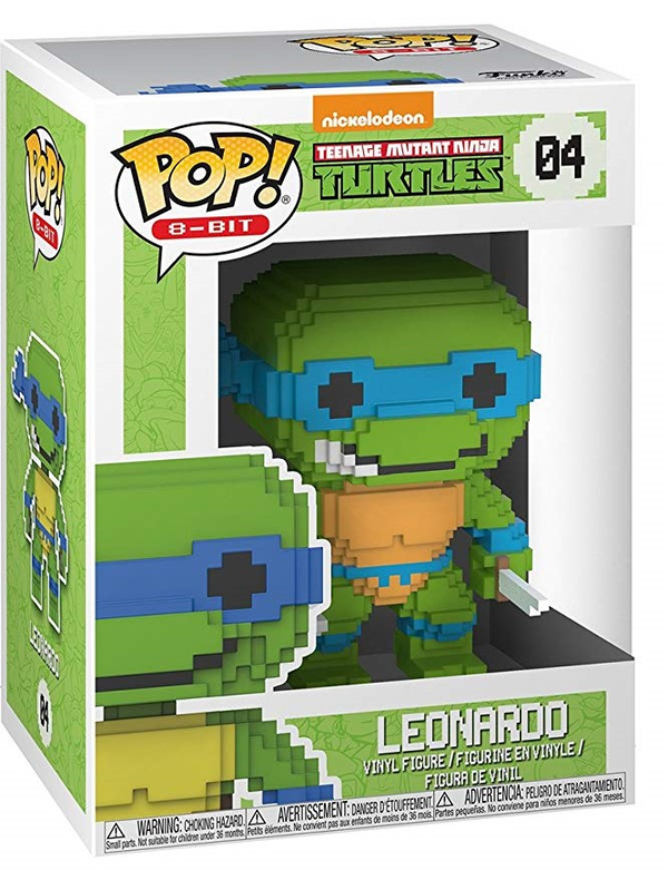 «Коллекционная фигурка Funko Pop! Pop Animation 8-Bit Teenage Mutant Ninja Turtles Леонардо (FK22981)», бренда Funko Pop - фото №1