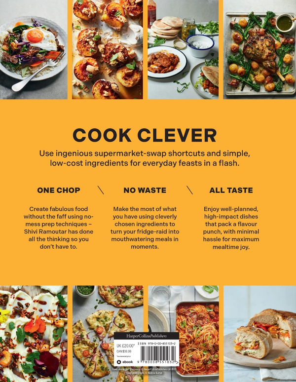 Бумажная книга «Cook Clever. One Chop, No Waste, All Taste», автор Шиви Рамутар - фото №1