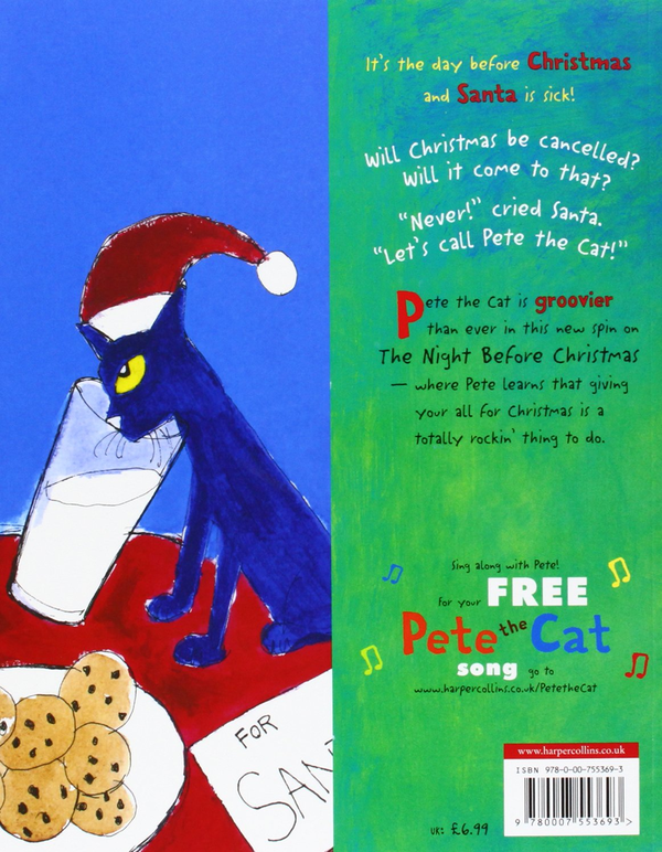 Бумажная книга «Pete the Cat Saves Christmas», автор Эрик Литвин - фото №1