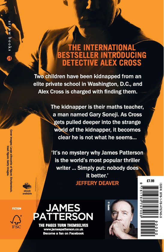 Бумажная книга «Along Came a Spider», автор Джеймс Паттерсон - фото №1