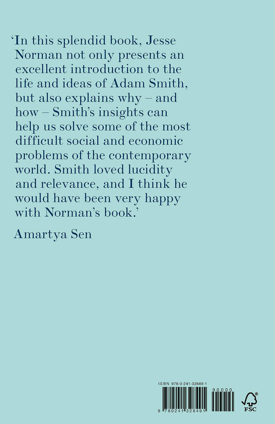Бумажная книга «Adam Smith. What He Thought, and Why it Matters», автор Джесси Норман - фото №1