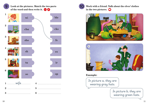 Бумажная книга «The Elves and the Shoemaker Activity Book. Ladybird Readers Level 3 » - фото №1
