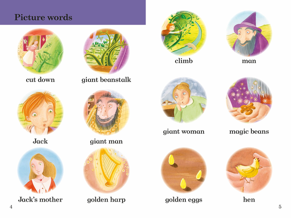 Бумажная книга «Jack and the Beanstalk. Ladybird Readers 3 » - фото №1