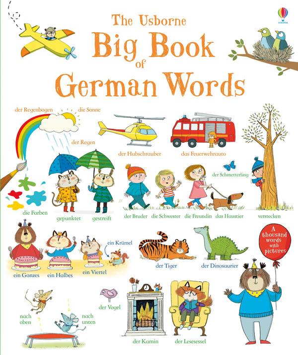 Бумажная книга «Big Book of German Words» - фото №1