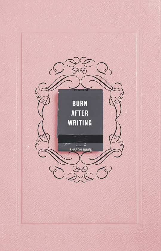Паперова книга «Burn After Writing», автор Шерон Джонс - фото №1