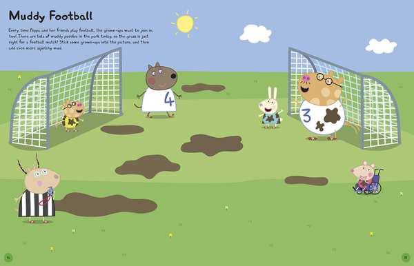Бумажная книга «Peppa Pig. Peppa Loves Sports Sticker Book» - фото №1