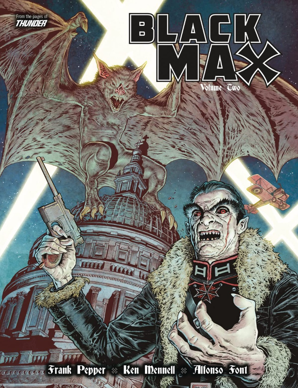 Паперова книга «Black Max. Volume 2», авторів Френк Пеппер, Кен Меннел - фото №1