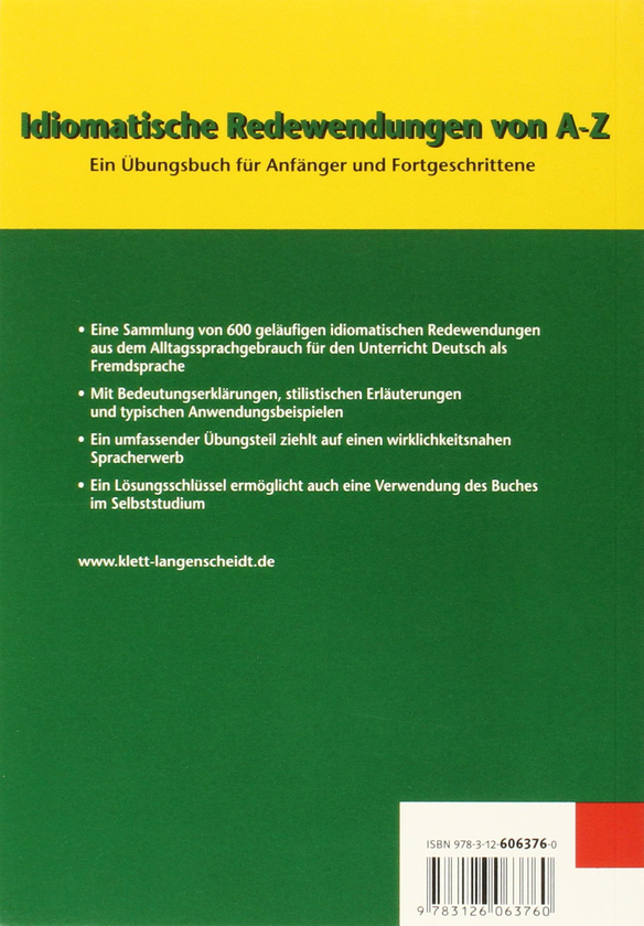 Бумажная книга «Idiomatische Redewendungen von A - Z», автор Аннелиз Херцог - фото №1
