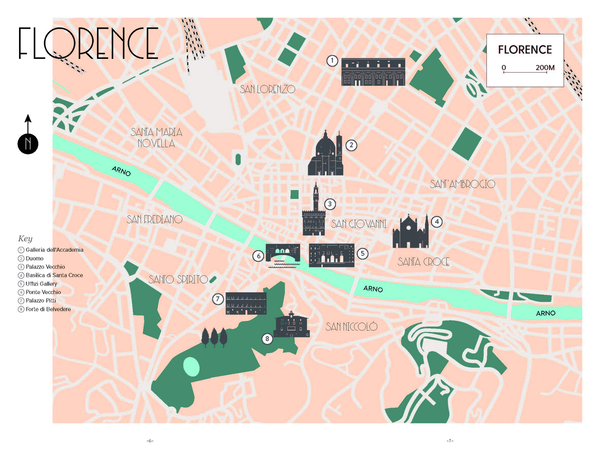 Бумажная книга «Lost In Florence. An insider's guide to the best places to eat, drink and explore», автор Нардия Пламридж - фото №1