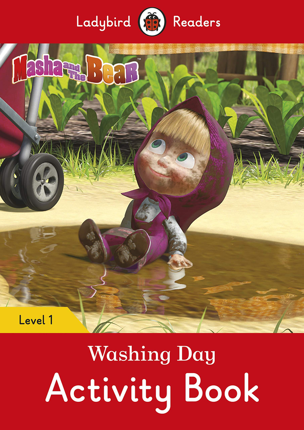 Бумажная книга «Masha and the Bear: Laundry Day Activity Book - Ladybird Readers Level 1» - фото №1