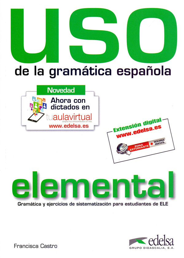 Бумажная книга «USO de la gramatica espanola. Nivel elemental», автор Франциска Кастро - фото №1