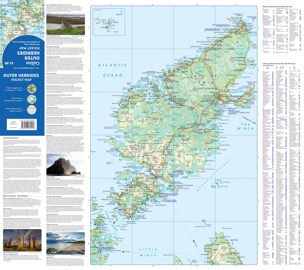 Бумажная книга «Outer Hebrides Pocket Map. The Perfect Way to Explore the Western Isles» - фото №1