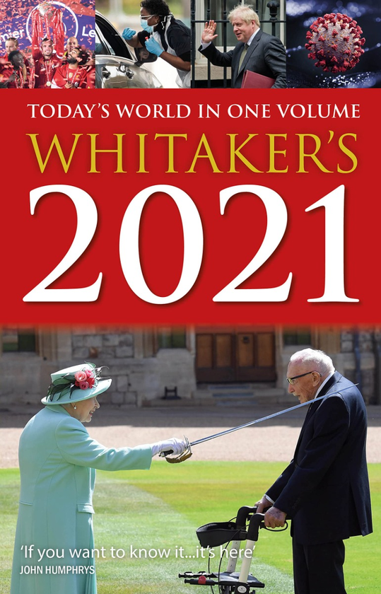 Бумажная книга «Whitaker's 2021. Today's World In One Volume» - фото №1