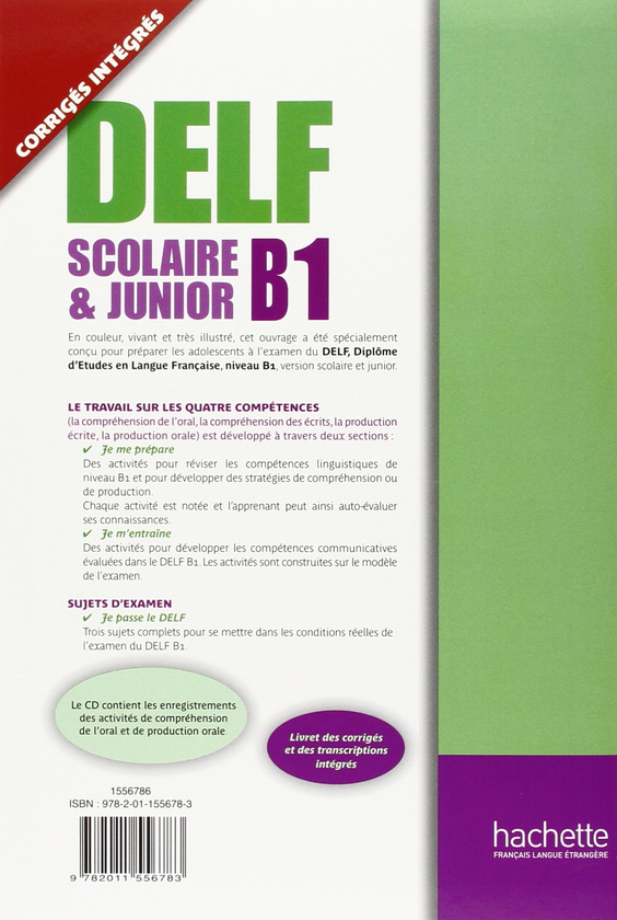 Бумажная книга «Preparation a L'Examen Du Delf Scolaire ET Junior: Livre B1 (+ CD audio)», авторов Marion Mistichelli, Caroline Veltcheff - фото №1