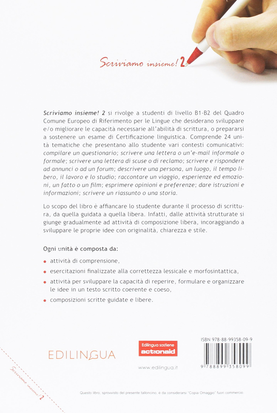 Паперова книга «Scriviamo insieme! (B1-B2)» - фото №1