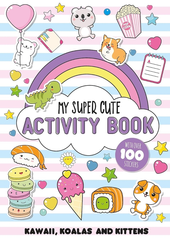 Бумажная книга «My Super Cute Activity Book. Kawaii, koalas and kittens» - фото №1