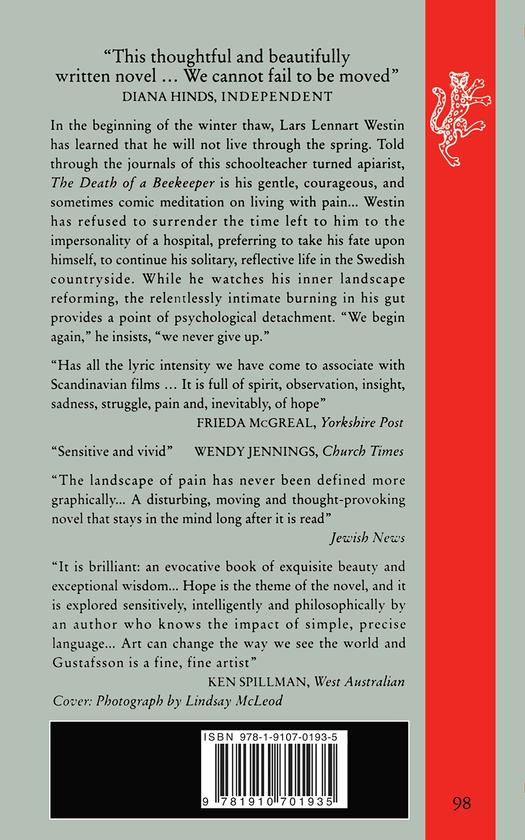 Паперова книга «The Death Of A Beekeeper», автор Ларс Густафссон - фото №1