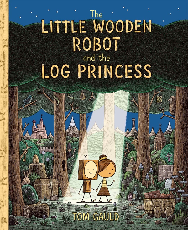 Бумажная книга «The Little Wooden Robot and the Log Princess», автор Том Голд - фото №1