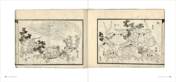 Бумажная книга «Hokusai's Lost Manga», автор Сара Томпсон - фото №1