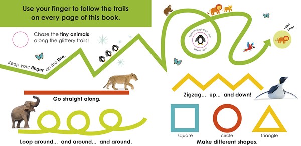 Бумажная книга «Follow the Trail Wild Animals. Take a Peek! Fun Finger Trails!» - фото №1