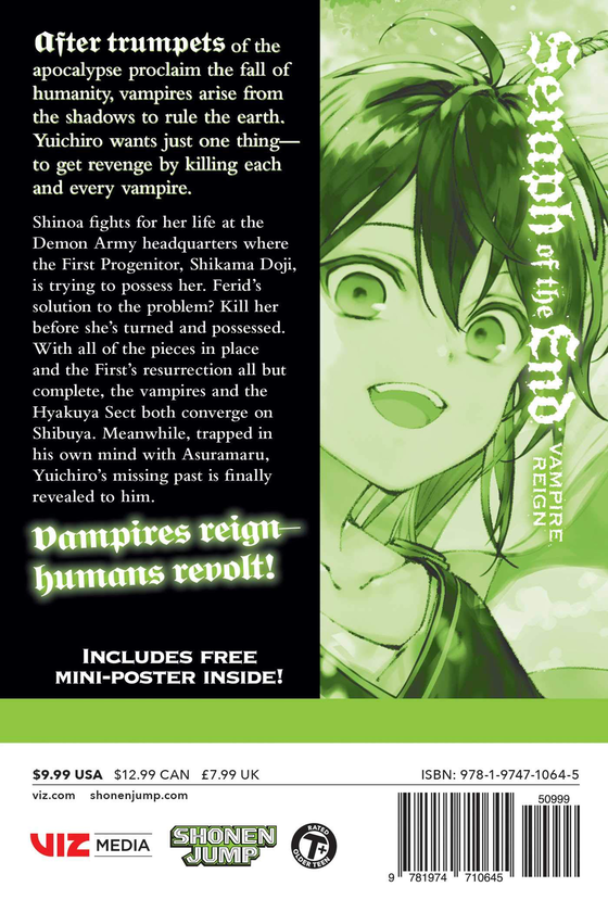 Бумажная книга «Seraph of the End. Volume 19. Vampire Reign», автор Такая Кагами - фото №1