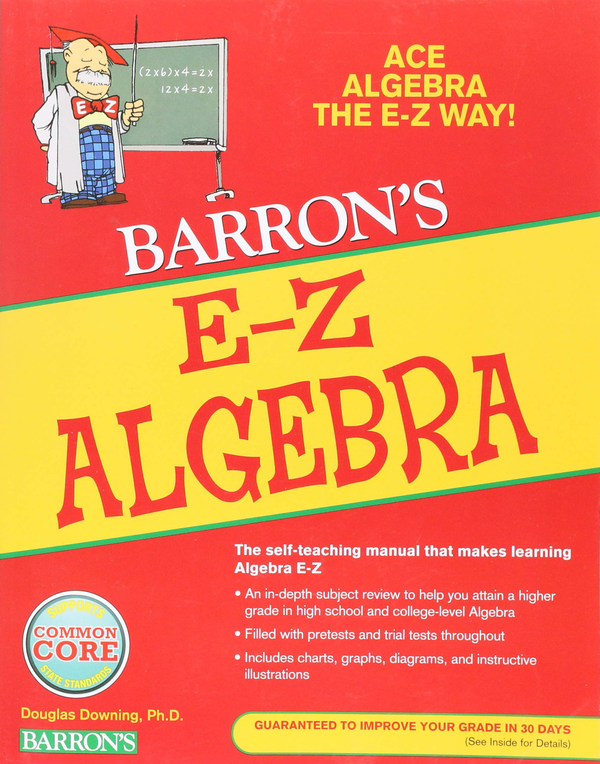 Бумажная книга «E-Z Algebra», автор Дуглас Даунинг - фото №1