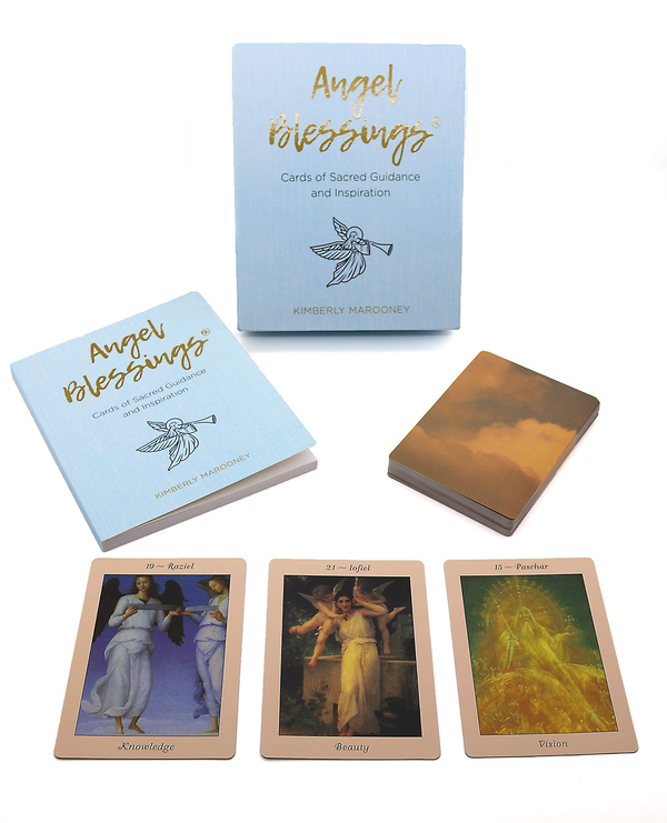 Паперова книга «Angel Blessings. Cards of Sacred Guidance and Inspiration», автор Кімберлі Маруні - фото №1