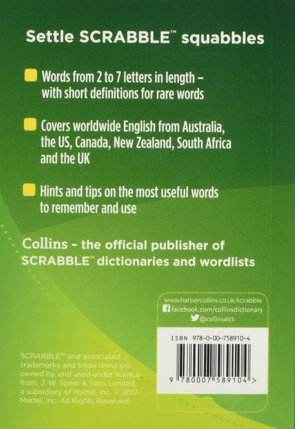 [object Object] «Collins Scrabble Dictionary Gem Edition: The Words to Play on the Go», автор Collins Dictionaries - фото №2 - мініатюра
