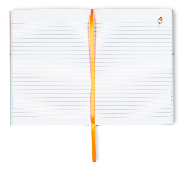 Бумажная книга «I Like Birds: Swallows On a Line Hardback Notebook» - фото №1