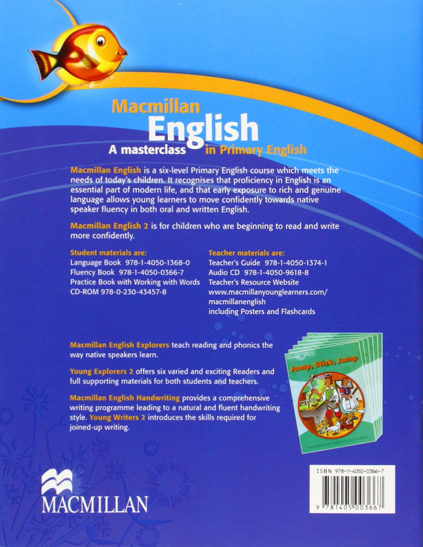 Паперова книга «Macmillan English 2 Fluency Book», авторів Ліз Гокінґ, Мері Боуен, Венді Рен, Луі Фідж, Прента Елліс - фото №1