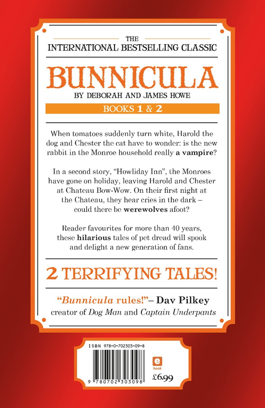 [object Object] «Bunnicula 1. Bunnicula. A Rabbit-Tale of Mystery and Howliday Inn», авторів Дебора Хоу, Джеймс Хоус - фото №3 - мініатюра