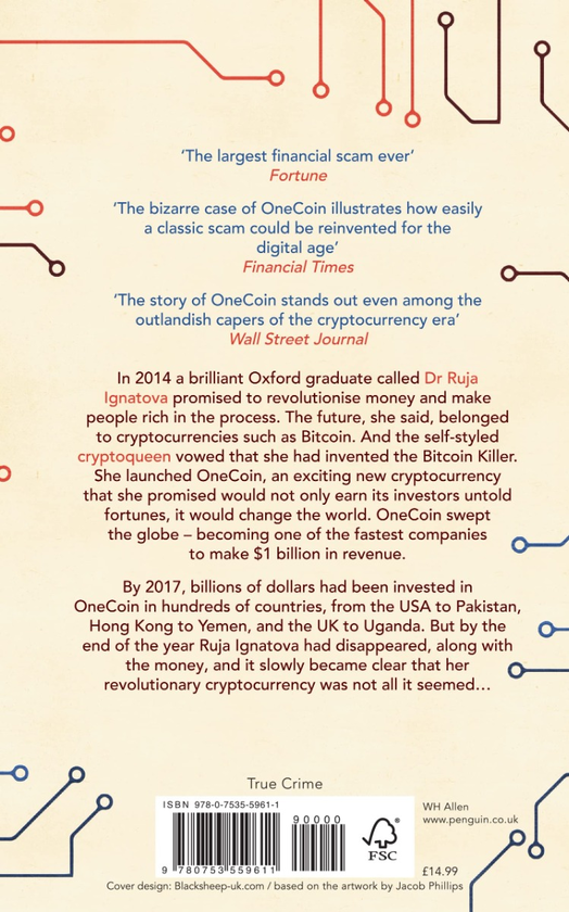 Бумажная книга «The Missing Cryptoqueen», автор Джейми Бартлетт - фото №1