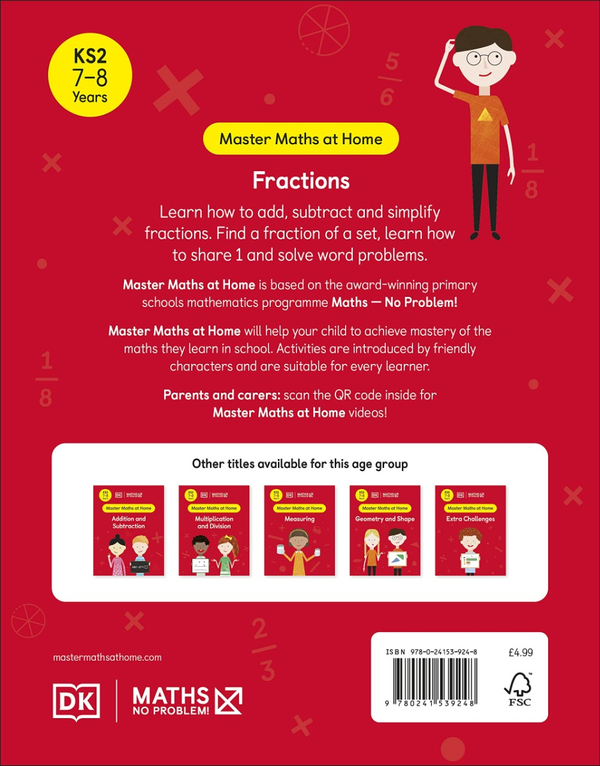 Бумажная книга «Fractions. Ages 7-8 (Key Stage 2)» - фото №1