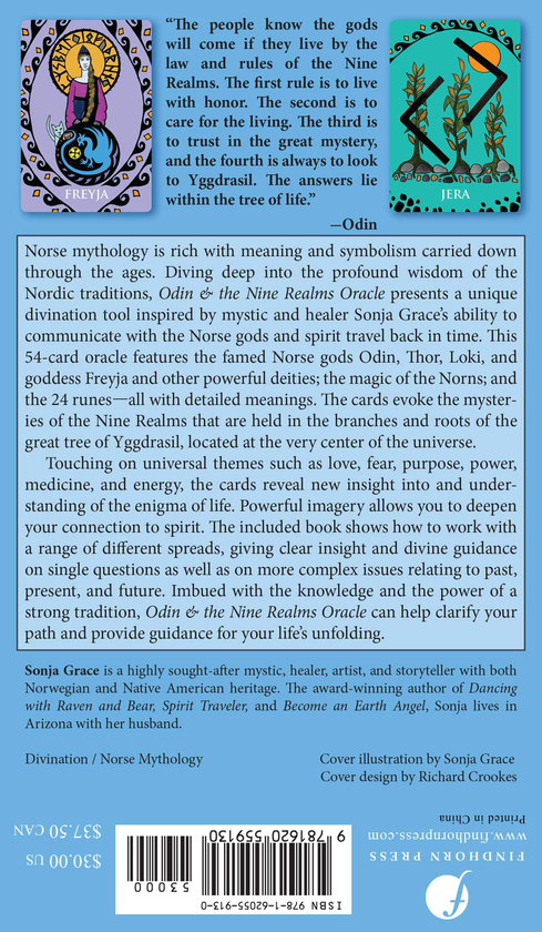 Бумажная книга «Odin and the Nine Realms Oracle», автор Соня Грейс - фото №1