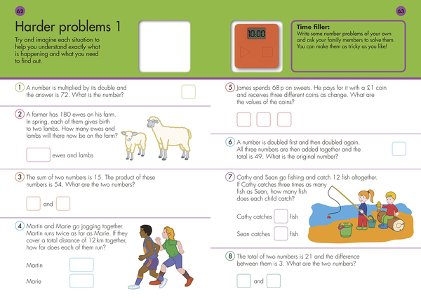 [object Object] «10 Minutes a Day Problem Solving Ages 7-9 Key Stage 2», автор Кэрол Вордерман - фото №3 - миниатюра