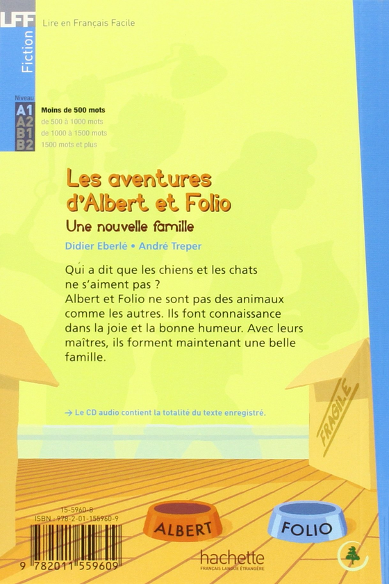 Бумажная книга «Albert et Folio: Une nouvelle famille (+ CD audio MP3)», авторов André Treper, Didier Eberlé - фото №1