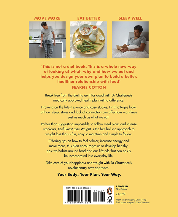 Паперова книга «Feel Great Lose Weight», автор Ренган Чаттерджі - фото №1