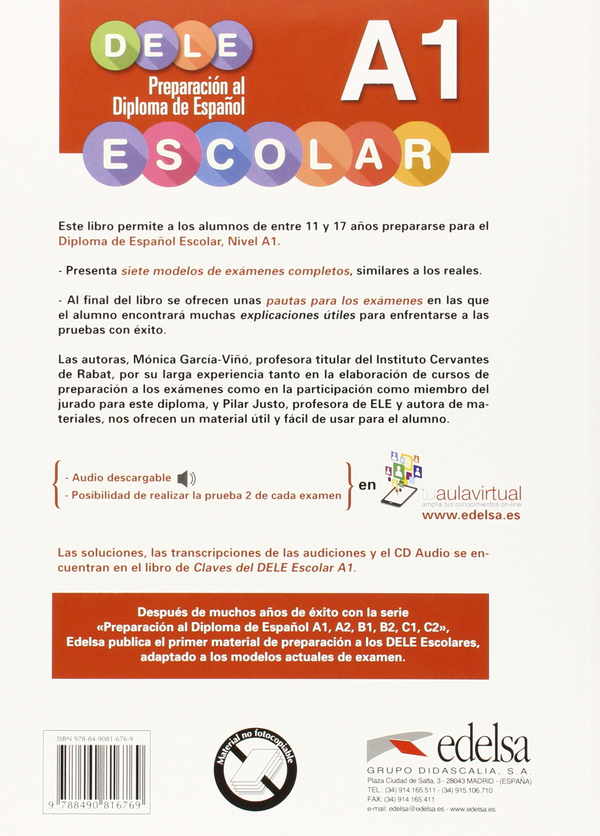 Бумажная книга «Preparacion Al Dele Escolar: Libro Del Alumno. A1» - фото №1