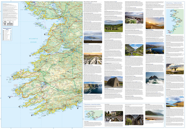 Бумажная книга «Wild Atlantic Way Pocket Map» - фото №1