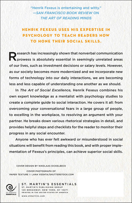 Бумажная книга «The Art of Social Excellence», автор Хенрик Фексеус - фото №1