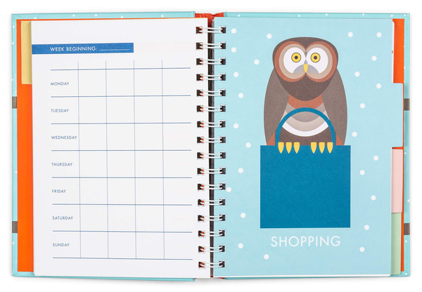 Бумажная книга «I Like Birds: A Parliament of Owls Family Planner» - фото №1