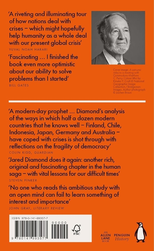 Паперова книга «Upheaval. How Nations Cope with Crisis and Change», автор Джаред Даймонд - фото №1